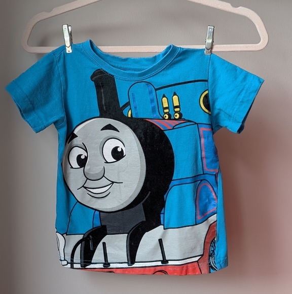 Thomas & Friends Bright Blue Short Sleeve Tee Size 4T - Picture 1 of 5